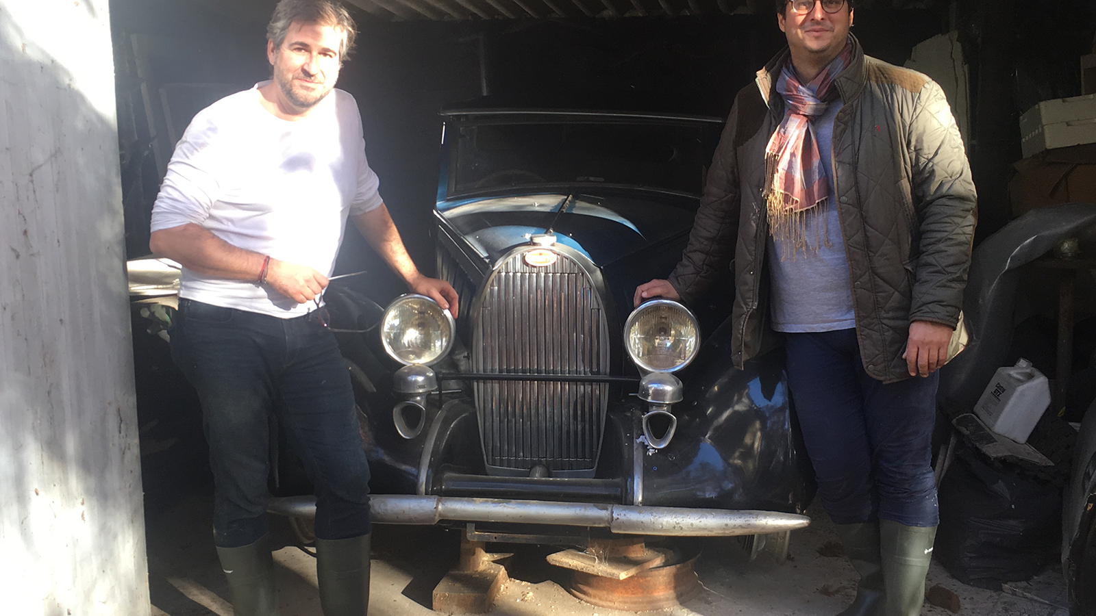 Breathtaking Bugatti trio rescued from Belgian barn