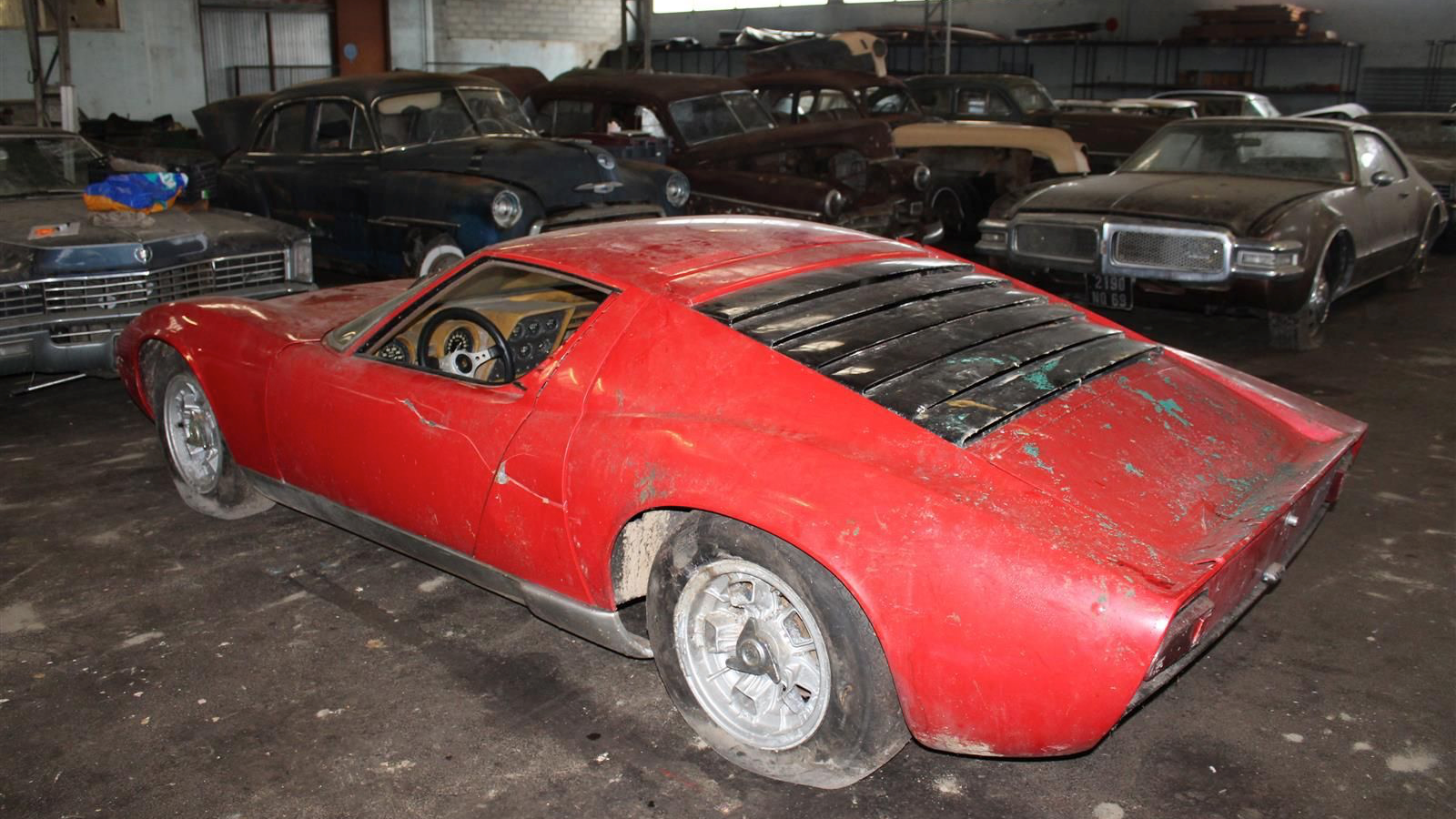 81 dusty classics unearthed in bumper French barn-find