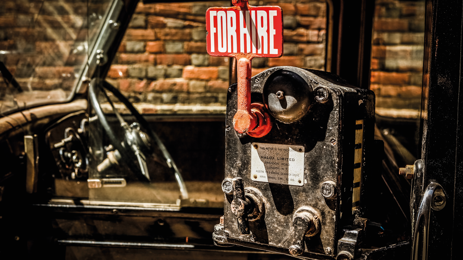 Taking a ride in the original black cab