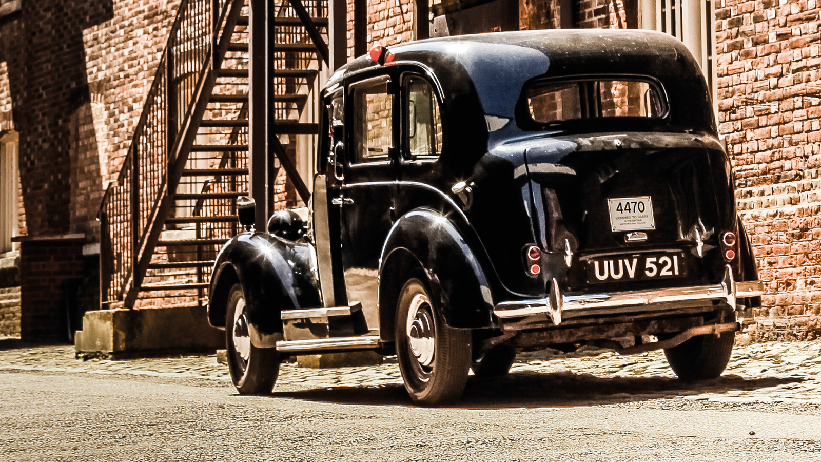 Taking a ride in the original black cab