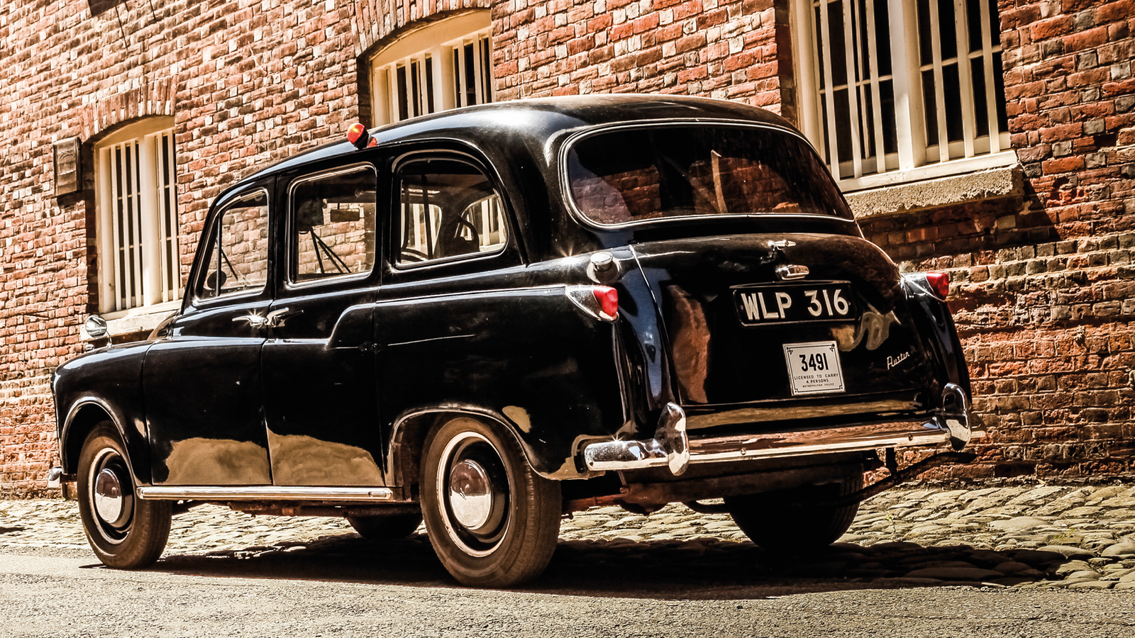Taking a ride in the original black cab