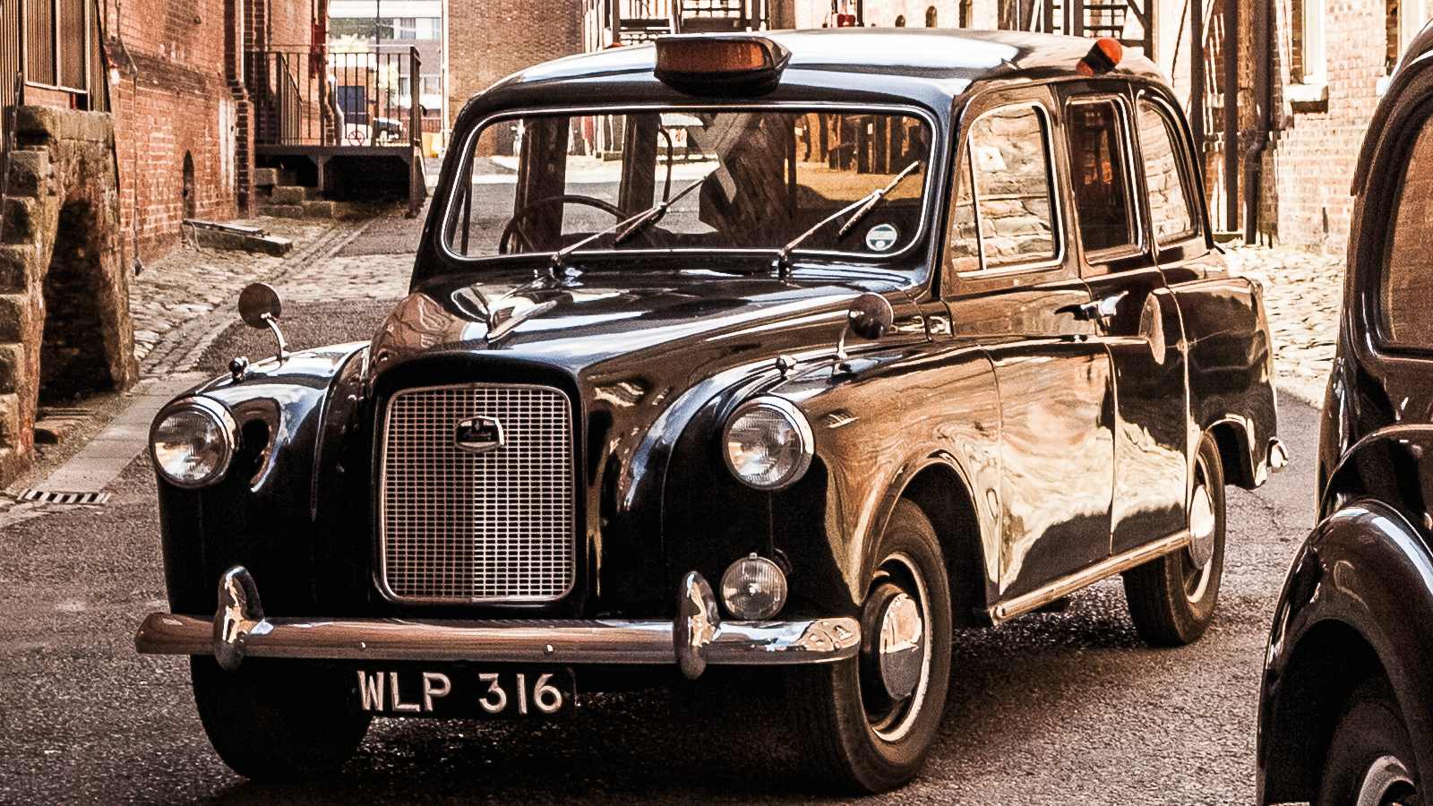 Taking a ride in the original black cab
