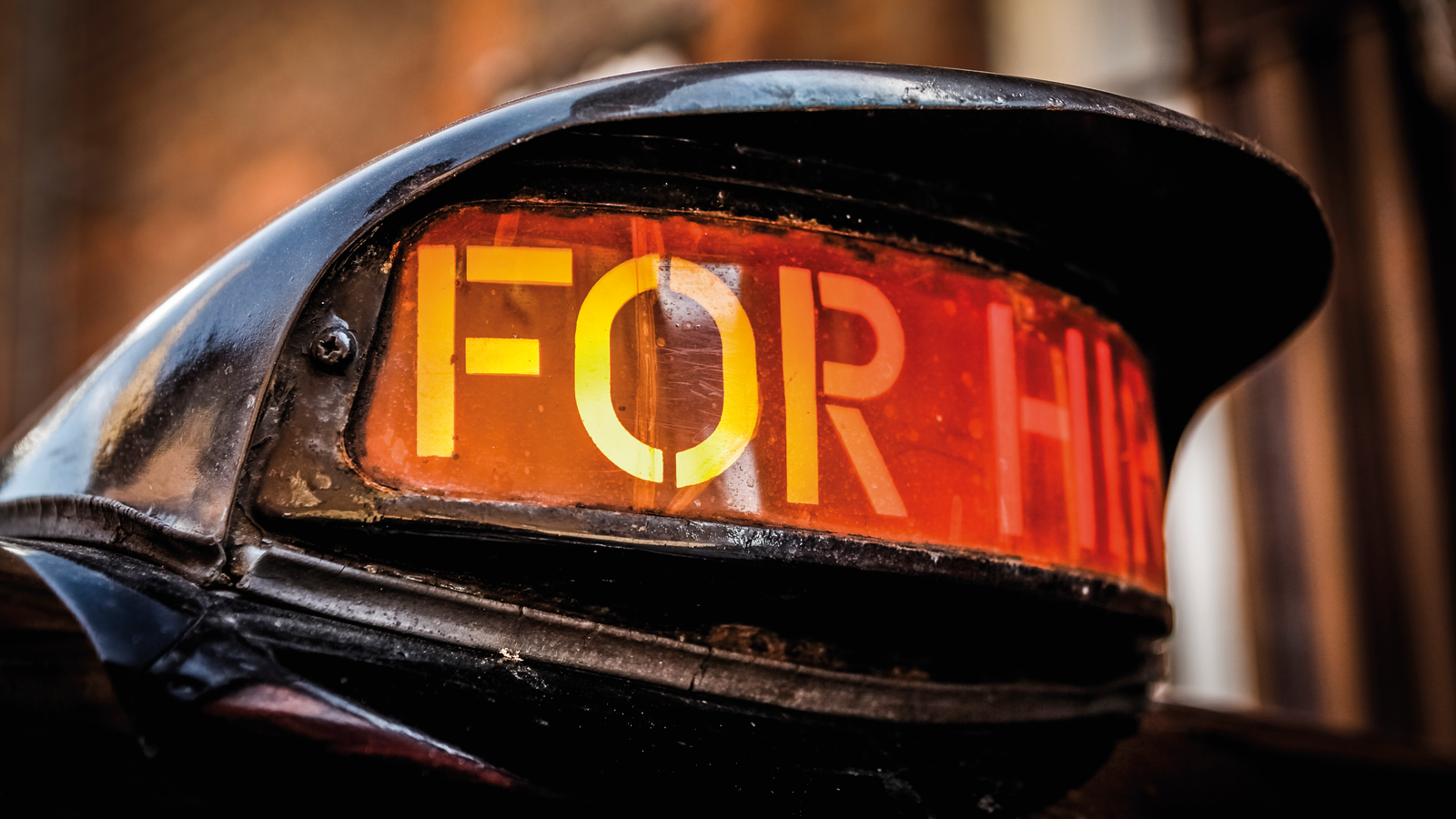 Taking a ride in the original black cab