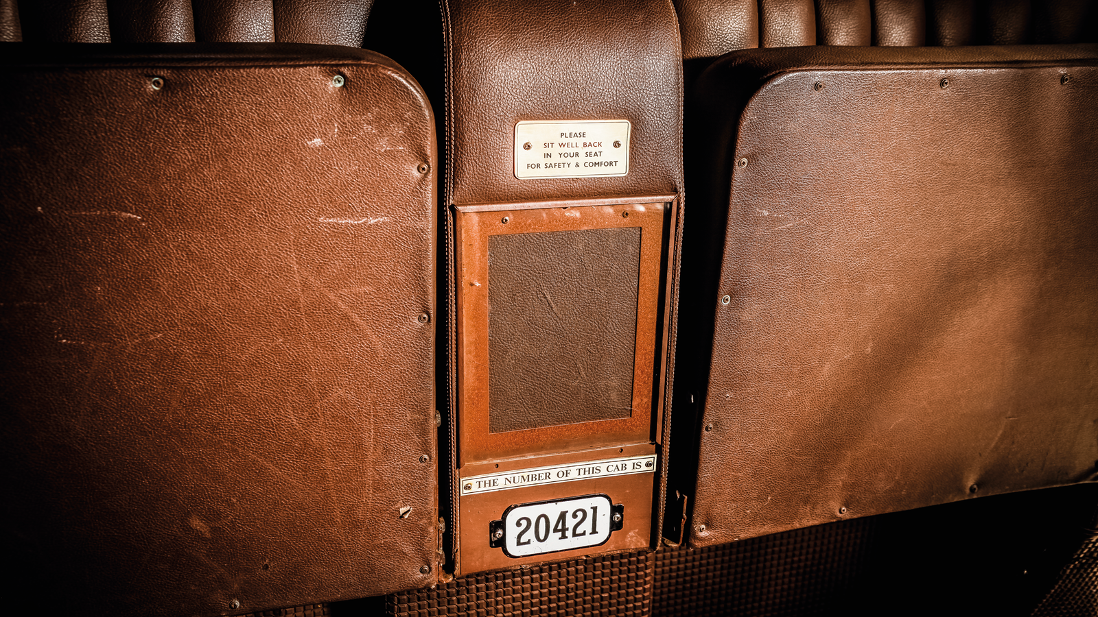 Taking a ride in the original black cab