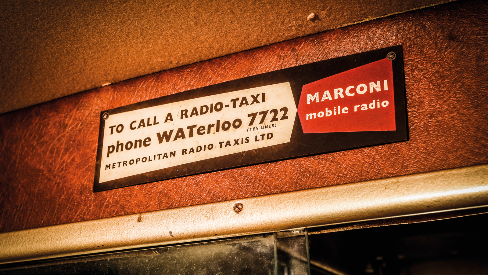 Taking a ride in the original black cab