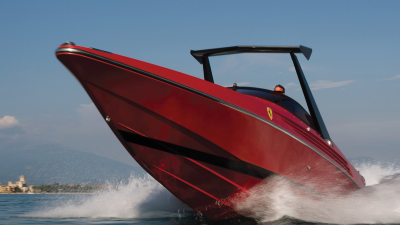 This speedboat is the Ferrari of the seas