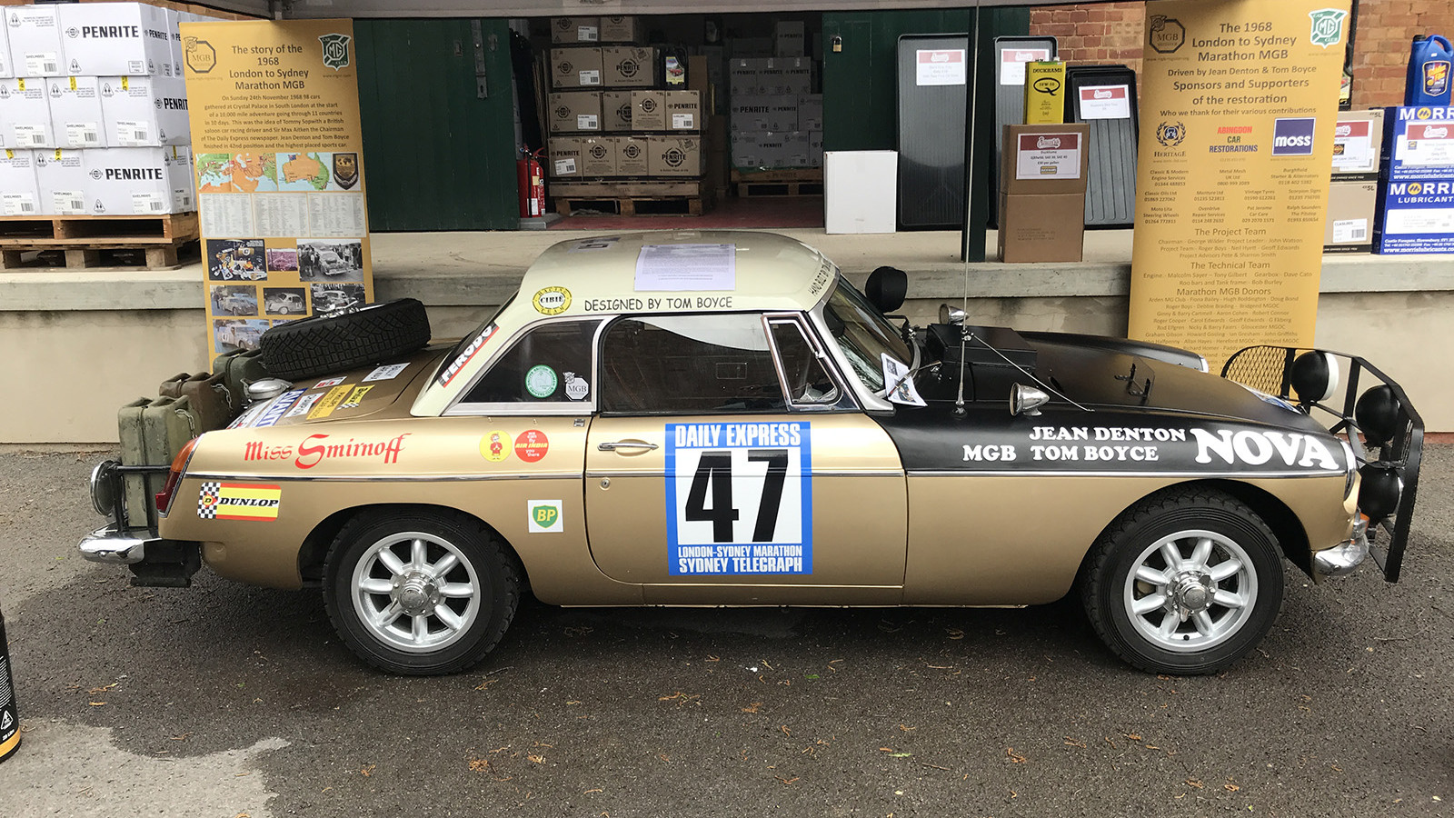 Marathon-running MGB