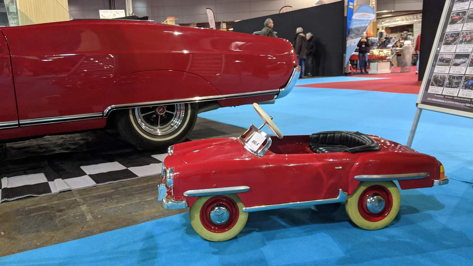 Mercedes-Benz 190SL pedal car, Rétromobile