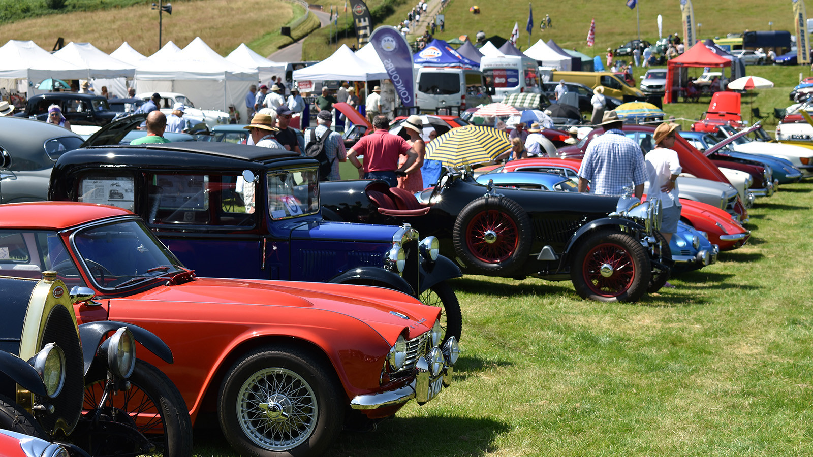 Classics flood Worcestershire for Shelsley concours