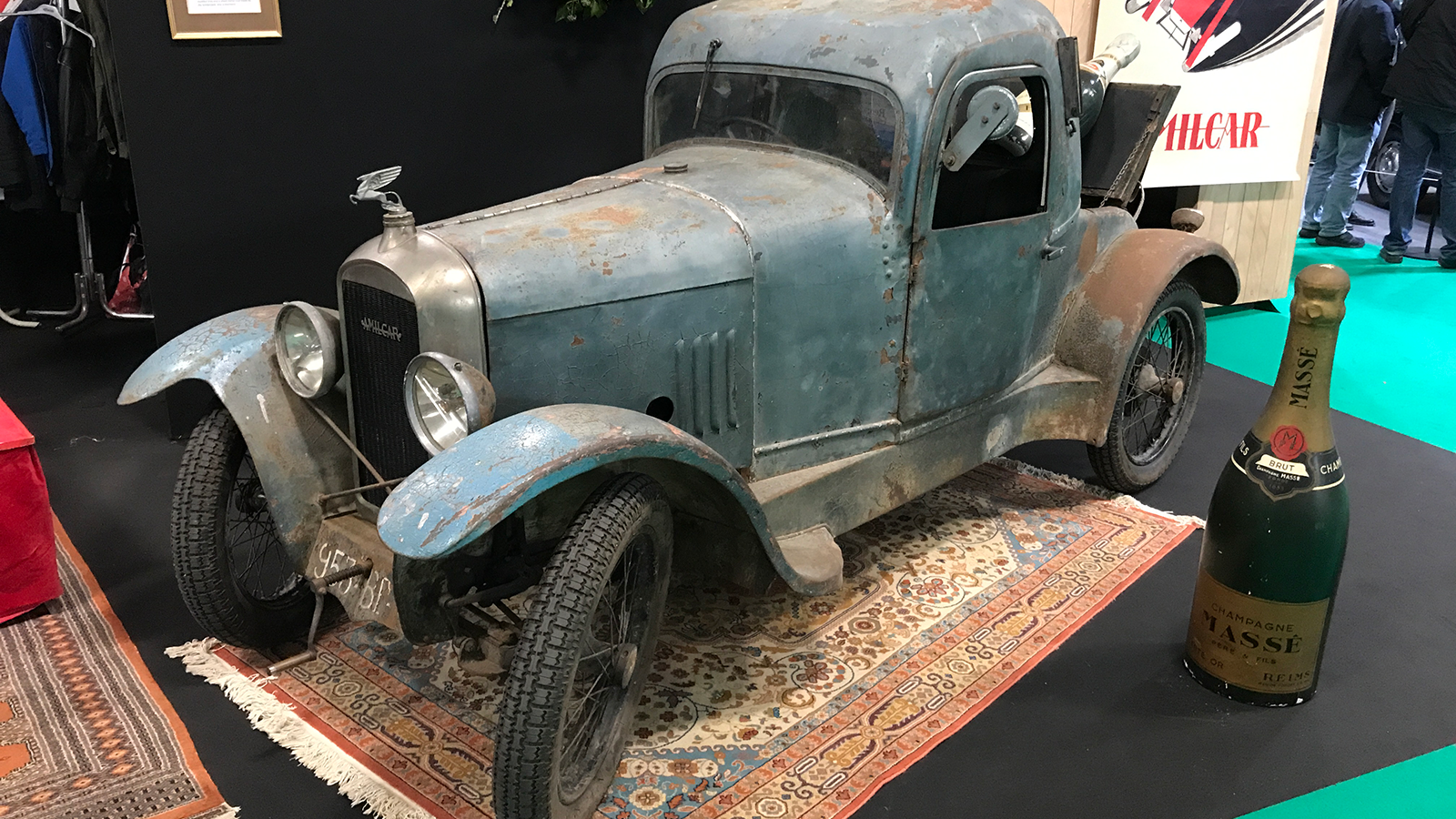 From sports car to the timberyard