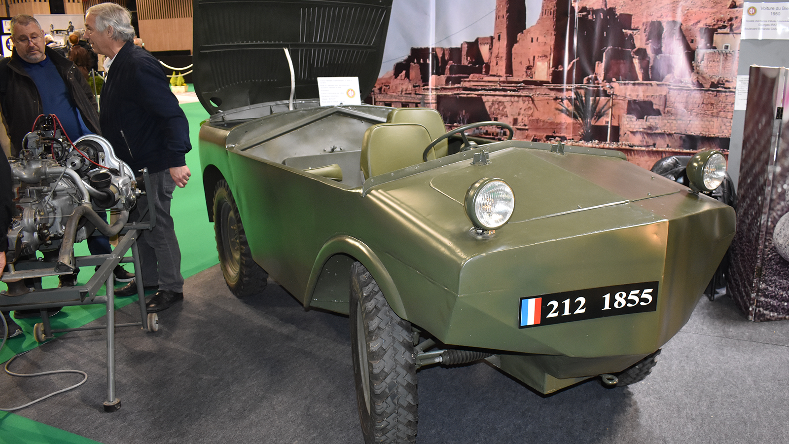 Flat-twin goes for a swim