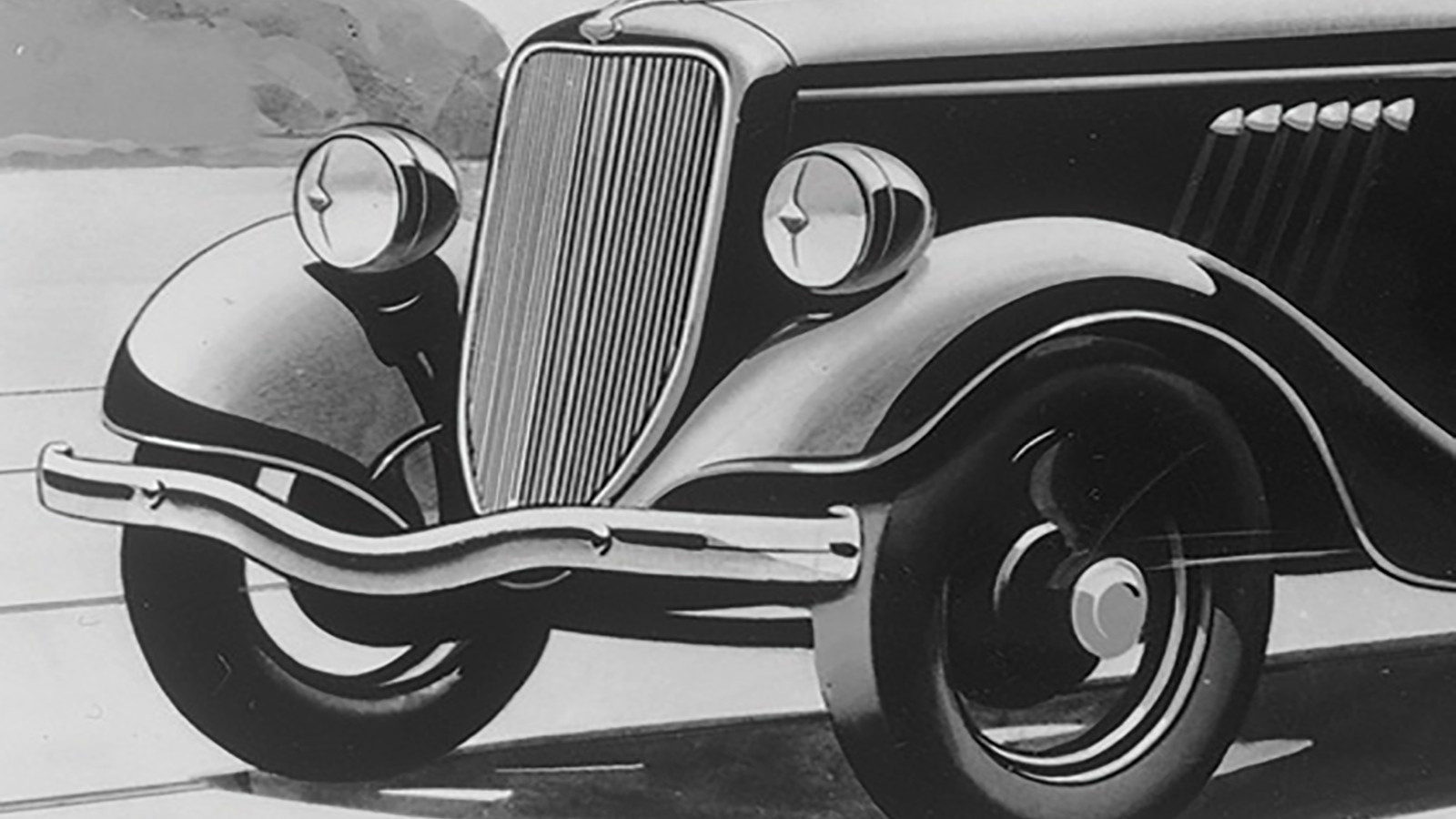 Ford dipped front bumper