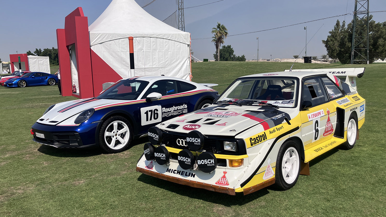 Audi Sport quattro & Porsche 911 Dakar
