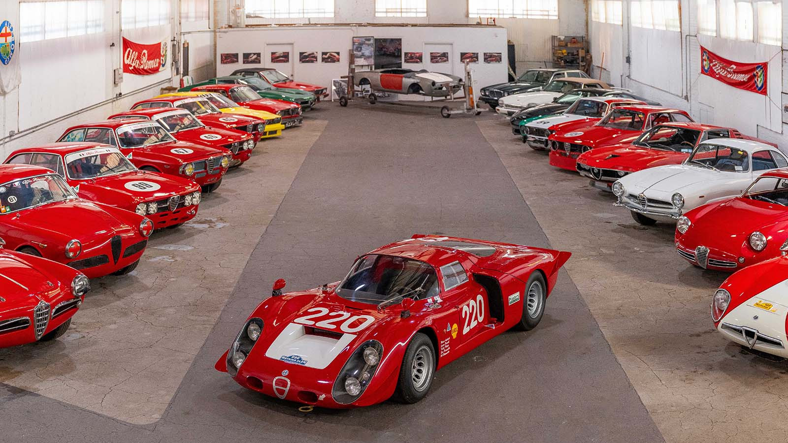 These Alfa Romeos are for sale in one auction