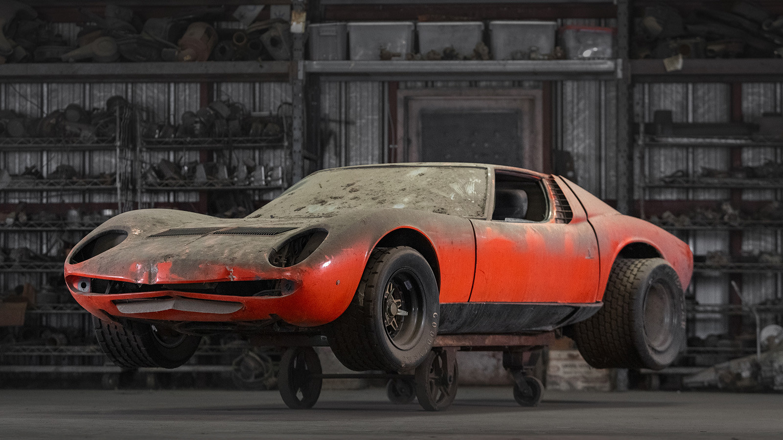 1967 Lamborghini Miura P400 (värde: 300-400 000 euro)