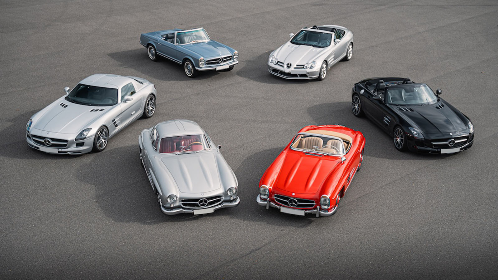 Six-car Mercedes-Benz collection for sale